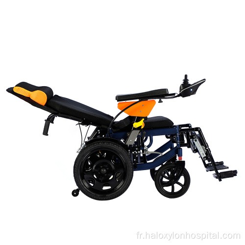 Équipement de réhabilitation Moteur Allongez-vous en fauteuil roulant électrique